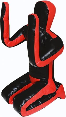 Sitting Vinyl Grappling Dummy for Submission Drills Leg Locks, Ankle Locks, Heel Hooks, Boxing, BJJ Jiu Jitsu, Wrestling and self-Defense Training Unfilled 180cm in Saudi Arabia