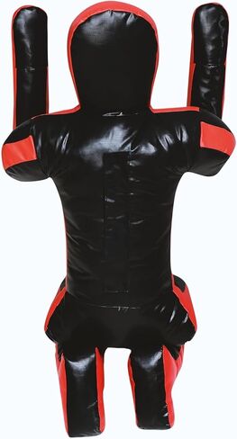 Sitting Vinyl Grappling Dummy for Submission Drills Leg Locks, Ankle Locks, Heel Hooks, Boxing, BJJ Jiu Jitsu, Wrestling and self-Defense Training Unfilled 180cm in Saudi Arabia