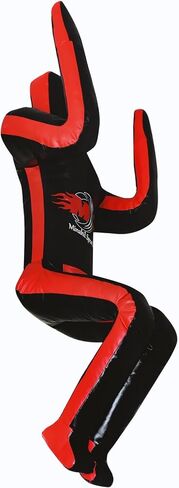 Sitting Vinyl Grappling Dummy for Submission Drills Leg Locks, Ankle Locks, Heel Hooks, Boxing, BJJ Jiu Jitsu, Wrestling and self-Defense Training Unfilled 180cm in Saudi Arabia