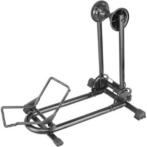 CyclingDeal Bicycle Floor Type Parking Rack Stand - for Mountain and Road Bike Indoor Outdoor Garage Storage - for Fat Bike