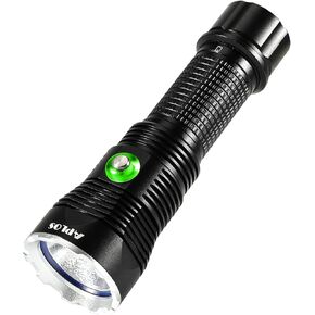 APLOS AP04 Scuba Diving Flashlight, 4000 Lumen Dive Light with Stepless Dimming, IPX8 Waterproof Underwater Dive Torch with Rechargeable Battery & Charger in Kuwait