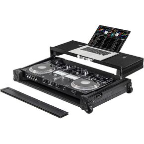 Odyssey Cases Industrial Board Flight Case with Glide Style Laptop Platform for the Pioneer DDJ-REV7