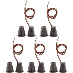 RC-36 Recessed NC Security Alarm Door Window Contact Sensor Magnetic Reed Switch 5pcs