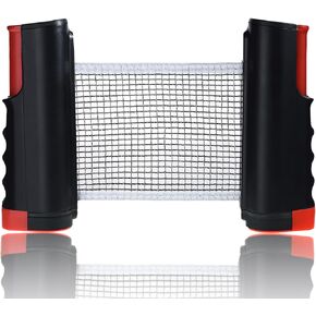 Ping Pong Net with Clamps Retractable Ping Pong Net Portable Column Style Table Tennis Net for Any Table