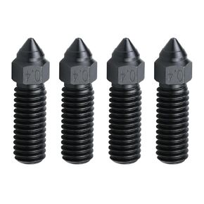 6pcs K1 0.6mm Brass Nozzles Kit, High Speed and High Flow 0.6mm Brass Nozzles Kit for Creality K1, K1 Max, CR-M4 Ender 3 V3 KE 3D Printers
