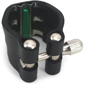 Single Screw Adjustment Leathers Saxophone Fastener Clip Sax Clamp Saxophone Ligature for Saxophone Mouthpiece