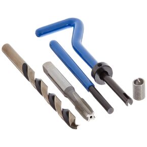 E-Z Lok SK20515 Helical Threaded Insert Kit, 304 Stainless Steel, #8-32 Thread Size, 0.246" Installed Length (Pack of 10)