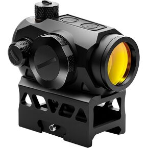 1X20mm Compact Red Dot Sight with Shake Activated Illumination Function,2 MOA Red Dot Reticle Gun Sight with Picatinny Mount Included Low-Profile Mount for Hunting Shooting