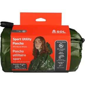 SOL Sport Utility Poncho, Green