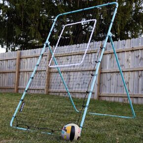 Volleyball Rebounder Net - Large 7x4ft Adjustable Volleyball Training Equipment Aid - Gift for Girls, Boys, Kids - Multi Sport Trainer for Lacrosse, Soccer, Baseball, Softball