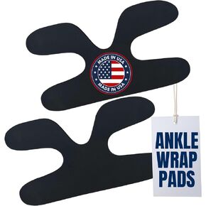 Covey Sports Neoprene Ski Boot Ankle Wrap Pads with Self-Adhesive Backing - Custom-Fit Snowboard & Ski Boot Fitting Pads for Comfort & Pressure Relief - USA Made Liner Padding for Skiing