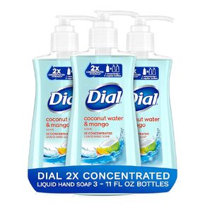 Dial Liquid Hand Soap, Vanilla Honey, 7.5 fl oz, Pack of 12