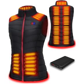 Unilove Heated Vest for Women Heated Vest with Battery Pack Women's Heated Jacket 13 Heating Zones 3 Temperature Control