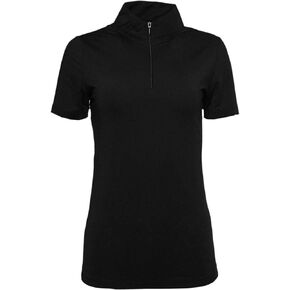 IBKUL Women's Sun Protective UPF 50+ Cooling Short Sleeve Mock Neck - 87000 (Color: