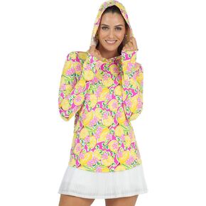 IBKUL Athleisure Wear UPF50+ Sun Protective Icefil Cooling Calista Print Long Sleeve Hoody – 16652