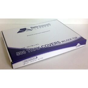 PS201 Tray Cover With Lock Top Size B 10 1/2" x 14" 500/Box