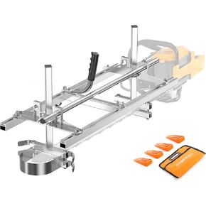 FARMMAC Chainsaw-Mill-Portable-Saw-Mill - 36 Inch Chainsaw Mill Kit Planking Milling, Gas Powered