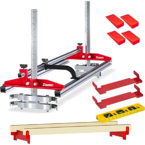 Zozen Chainsaw Mill with Lumber Guide Brackets, Portable Sawmill Kit - Can be Assembled into 3 sizes for Independent Use, Suitable for 14-36" Planking Milling Bar, A Perfect Match Cutting Guide Set.