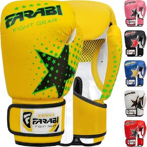 Farabi Boxing Gloves Kids Junior Muay Thai Kick Boxing Training MMA Punching Bag