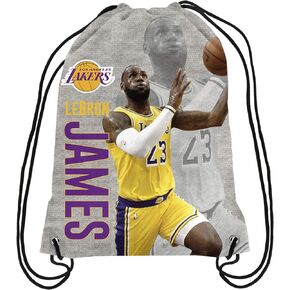 FOCO NBA Los Angeles Lakers Unisex 2013 DRAWSTRING BACKPACK2013 DRAWSTRING BACKPACK, Team Color, OS