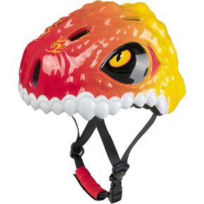 Favoto Children Dinosaur Bike Helmet - Kids Toddler Bike Helmet Adjustable Bicycle Helmet for Boys and Girls Safety Cycling Helmet(50-54cm)