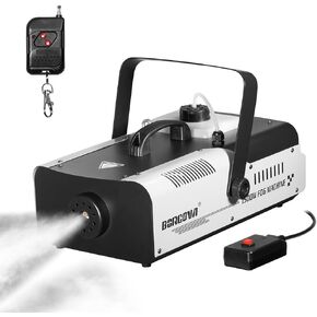 Fog Machine 1500W with Wireless Remote & Wired Control – Professional High Output Smoke Machine for Stage, Halloween, Parties, Concerts, Theatre