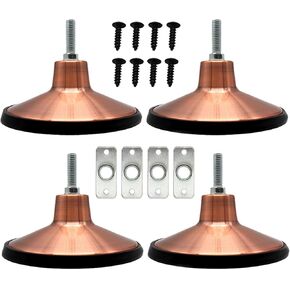 4X Large Pool Table Leg Levelers Leveling Table Height Raisers Feet Heavy Duty Without Damaging Flooring Replacement for Game Table
