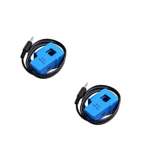 KOOBOOK 2Pcs 100A SCT-013-000 Non-invasive AC Current Sensor Split Core Current Transformer