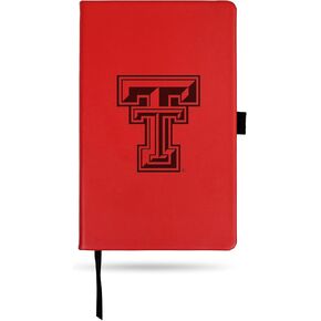 Rico Industries NCAA Texas Tech Red Raiders Red Jounral/Notepad 8.25" x 5.25"- Office Accessory