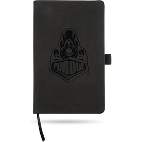 Rico Industries NCAA Purdue Boilermakers Black Jounral/Notepad 8.25" x 5.25"- Office Accessory
