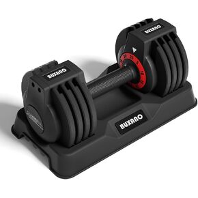 Adjustable Dumbbell 25LB 5 in 1 Single Dumbbell for Men and Women Options with Anti-Slip Metal Handle Adjust Weight Suitable for Full Body Workout Fitness in Saudi Arabia