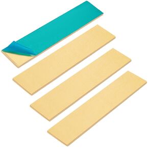 OLYCRAFT 2 قطعة من ألواح النحاس 50 × 100 مم ورقة نحاسية ذهبية 2 مم سميكة مستطيلة من النحاس الخام مادة ورقة مستطيلة من النحاس المعدني ورقة معدنية فارغة لنماذج ختم المعادن إصلاح الحرف اليدوية