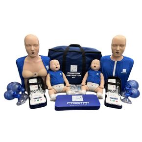 Instructor Trainer Kit (2-Adult, 2-Infant, 2-AED UltraTrainers, & Accessories, Medium Tone)