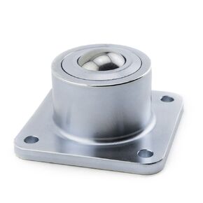 FHDBTM-1-3/16 CS/SS Ball Transfer, 3" Length, 1.8" Height, 3" Width, Stainless