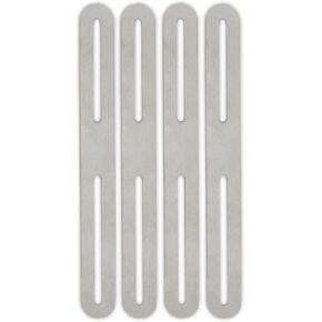 4 PCS Adjustable L-Shape Corner Brace, ULIFESTAR Heavy Duty Thicken Stainless Steel Joint Right Angle Brackets L Slotted Support Shelf Bracket for PC Case,Fixing Furniture-165x200x3mm/6.5x7.87x0.12''