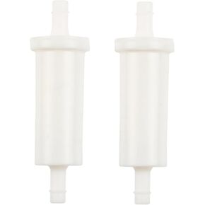 2PCS 65W24251 Inline Fuel Filter for Yamaha 9.9-40 HP Mercury 25-200 HP and OMC 5 5.8 Sterndrive Engines 5/16 Inch 8162963 816296B03 398327
