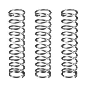 Spring, Mechanical Compression Spring, Wire Diameter 1.2mm/0.05" x Out Diameter 12mm/0.47" x Length 50mm/2", Stainless Steel Extension Spring 15Pcs
