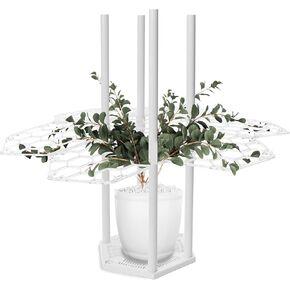 Yield Boosting Scrog Kit, Horizontal Hydroponic Growing System, Trellis for Climbing Plants, Tomato Cage, Rotating Garden Tower, with Reusable Screen Panels and Wheels - (Bucket is Not Included)