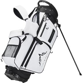 Golf Stand Bag with 7 Way Top Dividers, Golf Bags for Men Women, Lightweight Golf Club Bags with Multiple Pockets, Dual Straps
