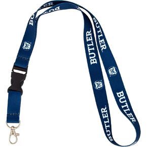 Desert Cactus Butler University Lanyard Bulldogs BU Car Keys ID Badge Holder Keychain Detachable Breakaway Snap Buckle (Blue)