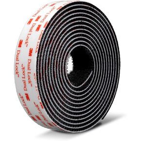 Dual Lock SJ3550 Made of 3M Heavy Duty Reclosable Fastener 2" x 7.5Ft Industrial Strength Mounting Strips Self Mating Interlocking Hook with Strong Adhesive for Indoor Outdoor Home Office Deco