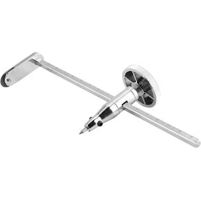 Drywall Circle Hole Cutter, Steel Shaft Plasterboard Saw, Stainless Steel Circle for Precise Plasterboard Notching for Precise Notching, High Durability and Easy Measurement, Max 400mm Diameter