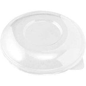 Restaurantware LIDS ONLY: Thermo Tek Lids For 8- 12- 16-Ounce Disposable Salad Bowls 50 Round Deli Bowl Lids - Bowls Sold Separately Air-Tight Clear Plastic Salad Container Bowl Lids