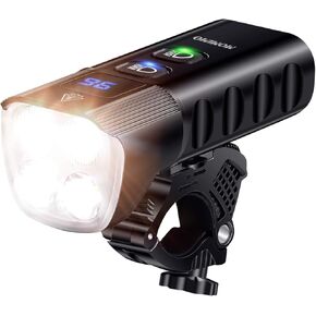 Bike Light Front, Super Bright 10000 Lumens USB Rechargeable Bicycle Headlight with IP65 Waterproof and 13 Lighting Modes Bicycle Light Fits for Bike All Road Bicycle Mountain Night Riding