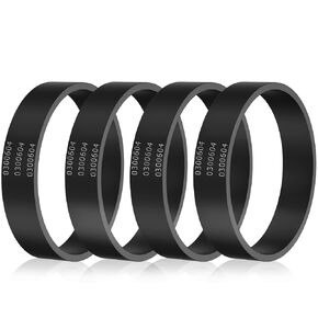 0300604 Vacuum Belt for Oreck Vacuum Cleaner Replacement Belt Parts Compatible with Oreck XL Upright Vacuum Cleaner, 4-Pack