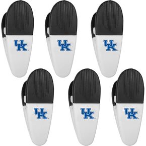Siskiyou Sports NCAA Kentucky Wildcats Chip Clip Magnets, 6pk White, One Size