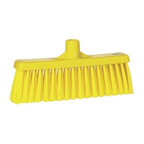 Vikan 31669 Broom,Straight Neck,Medium,12",PP/PBT,Black