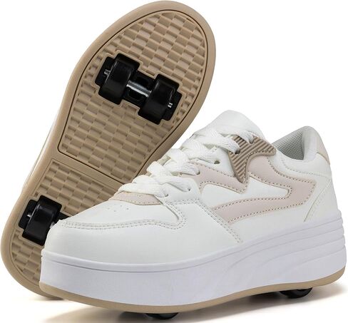Roller Skate Shoes for Kids Boys Girls Sneakers with Detachable Wheels Sport Shoe in Kuwait