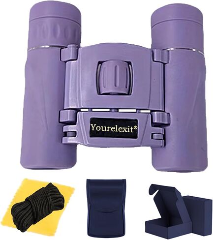 Binoculars with Phone Adapter for Adults, Compact Pocket Travel Binocular for Bird Watching Concert Theater Opera High Powered Electronics Cruise Ship Essentials Norwegian Alaska Hiking Camping Gear in Saudi Arabia