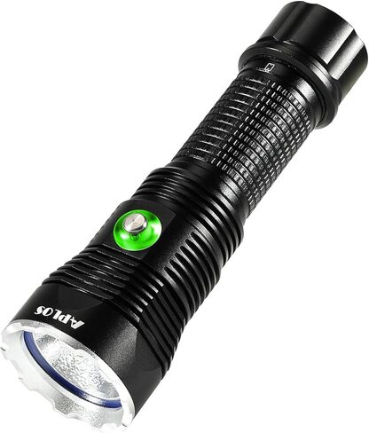 APLOS AP04 Scuba Diving Flashlight, 4000 Lumen Dive Light with Stepless Dimming, IPX8 Waterproof Underwater Dive Torch with Rechargeable Battery & Charger in Kuwait